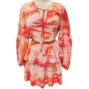 Ciebon Ombre Embroidered Eyelet Dress Size Small NWOT